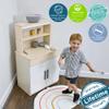 Childrens Factory Wooden Play Kitchen Hutch - Kids & Toddlers Pretend Fridge - Realistic Design & Feature - Pre-School Furniture for Classroom or Playroom- 24" W x 15" D x 44" H - Assembly Required view 3