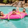 Big Joe Lagoon Lounger No Inflation Needed Pool Float, Summer Melon Double Sided Mesh, Quick Draining Fabric, 5 feet Giant view 4