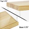 BenchPro Clear Acrylic Display Case for Trophy, Collectibles, Assemble Cube Display Box Stand Dust Proof Protection Showcase for Action Figures Toys. (1.75" Thick Wood, 14" H x 12" L x 12" D) view 4