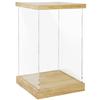 BenchPro Clear Acrylic Display Case for Trophy, Collectibles, Assemble Cube Display Box Stand Dust Proof Protection Showcase for Action Figures Toys. (1.75" & 1" Thick Wood, 20" H x 12" L x 12" D) view 1