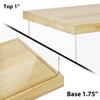 BenchPro Clear Acrylic Display Case for Trophy, Collectibles, Assemble Cube Display Box Stand Dust Proof Protection Showcase for Action Figures Toys. (1.75" & 1" Thick Wood, 20" H x 12" L x 12" D) view 4
