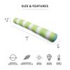 Big Joe Noodle 2 Pack No Inflation Needed Pool Floats, Rolling Wave Lime Double Sided Mesh, Quick Draining Fabric, Jumbo 4 feet view 2