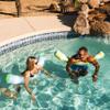 Big Joe Noodle 2 Pack No Inflation Needed Pool Floats, Rolling Wave Lime Double Sided Mesh, Quick Draining Fabric, Jumbo 4 feet view 4