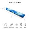 Big Joe Noodle 2 Pack No Inflation Needed Pool Floats, Paintbrush Blue Double Sided Mesh, Quick Draining Fabric, Jumbo 4 feet view 2