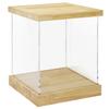 BenchPro Clear Acrylic Display Case for Trophy, Collectibles, Assemble Cube Display Box Stand Dust Proof Protection Showcase for Action Figures Toys. (1.75" & 1" Thick Wood, 14" H x 12" L x 12" D) view 1