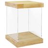 BenchPro Clear Acrylic Display Case for Trophy, Collectibles, Assemble Cube Display Box Stand Dust Proof Protection Showcase for Action Figures Toys. (1.75" Thick Wood, 17" H x 12" L x 12" D) view 1