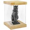 BenchPro Clear Acrylic Display Case for Trophy, Collectibles, Assemble Cube Display Box Stand Dust Proof Protection Showcase for Action Figures Toys. (1.75" Thick Wood, 17" H x 12" L x 12" D) view 2