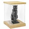 BenchPro Clear Acrylic Display Case for Trophy, Collectibles, Assemble Cube Display Box Stand Dust Proof Protection Showcase for Action Figures Toys. (1.75" & 1" Thick Wood, 17" H x 12" L x 12" D) view 2