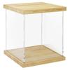 BenchPro Clear Acrylic Display Case for Trophy, Collectibles, Assemble Cube Display Box Stand Dust Proof Protection Showcase for Action Figures Toys. (1" Thick Wood, 14" H x 12" L x 12" D) view 1
