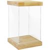 BenchPro Clear Acrylic Display Case for Trophy, Collectibles, Assemble Cube Display Box Stand Dust Proof Protection Showcase for Action Figures Toys. (1.75" Thick Wood, 20" H x 12" L x 12" D) view 1
