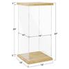 BenchPro Clear Acrylic Display Case for Trophy, Collectibles, Assemble Cube Display Box Stand Dust Proof Protection Showcase for Action Figures Toys. (1" Thick Wood, 27" H x 12" L x 12" D) view 3