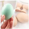 Ciieeo 1set Unfinished Wooden Eggs Decorating Kit Paintable for Creative Crafts Smooth for Easy Painting for Home Office Decoration view 4