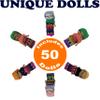 52 50 Worry Dolls in Bulk from Guatemala - Guatemalan Dolls - Mayan - Trouble - Anxiety - People - Mexican - (1 in) (50 Pack) view 2