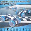 Gesture Sensing RC Stunt Car - Boys Toys Age 6-12, 360 Rotating 4WD Hand Controlled Remote Control Twist Car with Light & Music, Cool Birthday Presents and Ideas Gifts for Kids Age 7 9 10 11 12 yr view 4