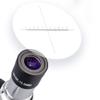 Microscope Accessories Kit 20X/40X/100X Pocket Mini Handheld Jewelry LED Illuminant Microscope Handle Magnifier Monocular Jewelery Loupe with Measuring Reticle Microscope Slides (Size : 100X) view 3