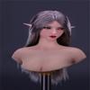 1/6 Scale Female Head Sculpt,Beauty Fairy Elf Girl Head Carved for 12inch Female PH TBL JO Action Figure Body Collectible (D) view 2
