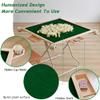MJTABLE Mahjong Table, 35" Card Tables Folding Square with 4 Cup Holders & 4 Drawers for 4 People, Wear-Resistant Desktop Majiang Table for Poker Cards, Mahjong, Board Games,B view 4