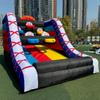 Vinfgoes Inflatable Basketball Hoop Shot Inflatable Party Basketball Game | 10' L x 13' W x 10' H | with 5 Hoops, 4 Balls, Air Blower, Stakes for Birthday Parties, Lawn Games, School Events view 2