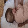 RXDOLL Realistic Reborn Baby Dolls Girl 20 inch Sleeping Newborn Baby Dolls That Look Real Soft Silicone Babies Reborn Doll with Cloth Body Sweet Dreams for Kids Gifts view 3