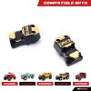 RCAWD 12g Brass Axle Housing Diff Cover Third Member Housing 2pcs for Axial SCX24 Wrangler Bronco Gladiator C10 Deadbolt Upgrade Parts (Black) view 2