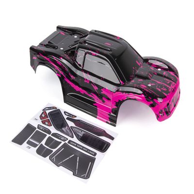 Custom Body Muddy Hot Pink Style Compatible for ARRMA VORTEKS 3S 4x4 4x2 BLX 1/10 Stadium Truck(V-P-01)