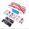 Custom Body USA Flag Style Compatible for ARRMA VORTEKS 3S 4x4 4x2 BLX 1/10 Stadium Truck(V-UF-01) view 2
