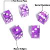 GSE Games & Sports Expert AAA Grade 19 mm Casino Craps Dice Set of 25 with Razor Sharp Edges & Matching Serialized Numbers for RPG, Dice Stacking, Yahtzee Dice Games view 3