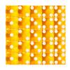 GSE Games & Sports Expert AAA Grade 19 mm Casino Craps Dice Set of 25 with Razor Sharp Edges & Matching Serialized Numbers for RPG, Dice Stacking, Yahtzee Dice Games - Yellow view 1