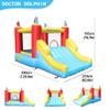 Doctor Dolphin Bounce House Inflatable Slide Bounce Castle with Blower Bouncy Play House for Kids 2-12, Indoor or Outdoor for Wet & Dry view 2