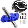 hopsupRC Upgrades Part for 1/10 Slash/Rustler/Stampede/Bandit 2WD,Aluminum Sealed Differential Case,Aluminum Differential Locker Spool Diff Locker Mounts Set,Navy Blue view 1
