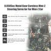 AGFRC Mini-Z-Car Micro RC-Steering Servo - 1.4KG Upgrade Programmable 0.050sec High Speed Full Metal Gear Mini Digital Coreless Black Servo, Control Angle 180 (A11CLS V3) view 3