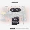 AGFRC Mini-Z-Car Micro RC-Steering Servo - 1.4KG Upgrade Programmable 0.050sec High Speed Full Metal Gear Mini Digital Coreless Black Servo, Control Angle 180 (A11CLS V3) view 4