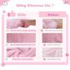 BABESIDE 8 Pcs Baby Doll Accessories, Reborn Baby Dolls Clothes with Bassinet for 17-22 Inch Babydolls, Outfit fit Newborn Babies Dolls Girl, Babies Pretend Play Set (Not Doll) view 3