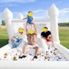 iLink-outer White Bounce House for Kids - 13x8x8FT Oxford White Bouncy House with Slide & Ball Pit, Perfect for Parties & Events,Safe and Fun for All Ages view 3