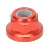 8pc M4 Flanged Nylon Locking for Arrma 3S Mega Bigrock Typhon Grantie Senton Vorteks Wheel Nuts Upgrade Parts Red view 2
