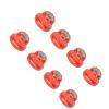 8pc M4 Flanged Nylon Locking for Arrma 3S Mega Bigrock Typhon Grantie Senton Vorteks Wheel Nuts Upgrade Parts Red view 3