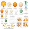 138pcs Little Cutie Baby Shower Balloon Boxes Decorations, Baby Block with Letters Orange Balloon Garland Kit A Little Cutie is On The Way Banner Willow Leaves for Fruit 1st Birthday Party Decorations view 2