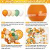 138pcs Little Cutie Baby Shower Balloon Boxes Decorations, Baby Block with Letters Orange Balloon Garland Kit A Little Cutie is On The Way Banner Willow Leaves for Fruit 1st Birthday Party Decorations view 3