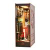 3D Wooden Puzzle Bookshelf Insert Decor,DIY Dollhouse Miniature Book Nook Assemble Kit,Bookends Model Build-Creativity Kit for Adults Women Birthday Gift view 1