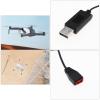 ECSiNG 2Pcs USB Charger Cables Replacement Compatible with SYMA X5HW X5HC X5UW X5UC X21 X21W RC Quadcopter USB Charging Wire Black view 3