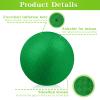 Yunsailing 24 Pack Dodgeballs Bulk 6 Inch Operation Christmas Playground Balls Rubber Bouncy Inflatable Kickball with Pump for Kids Adult Outdoor Handball Game Christian Donation Gift (Dark Green) view 3