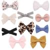 10 Pcs Baby Girl Hair Clips, Bows Barrettes Fully Lined Clip Hair Accessories for Little Girls Toddler Kids Children Small (One Size, Multiple Colour) view 1