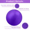 Yunsailing 24 Pack Dodgeballs Bulk 6 Inch Operation Christmas Playground Balls Rubber Bouncy Inflatable Kickball with Pump for Kids Adult Outdoor Handball Game Christian Donation Gift (Dark Purple) view 3