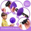 Yunsailing 24 Pack Dodgeballs Bulk 6 Inch Operation Christmas Playground Balls Rubber Bouncy Inflatable Kickball with Pump for Kids Adult Outdoor Handball Game Christian Donation Gift (Dark Purple) view 4