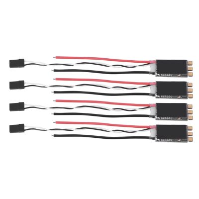 Pilipane Brushless ESC Upgrade Parts Fit for FPV Drone Multirotor Quadcopter, 4pcs 30AS ESC 2 6S ESC Brushless Electronic Speed Controller(Black)