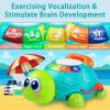 Ussybaby Baby Crawling Toys 6 to 12 Months, Infant Turtle Musical Toys with Phone Hand DrumBaby 7 8 9 10 11 Months 1-2 Year Old Boy Girl Gift Green view 3
