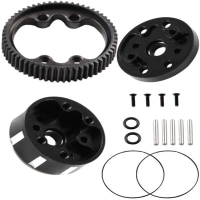 hopsupRC Aluminum Sealed Differential Case Upgrades Part for 1/10 Slash 2WD All Versions,2WD Rustler VXL/Rustler XL-5,Stampede VXL/Stampede XL-5,Bandit Electric RC Car,Black