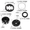 hopsupRC Aluminum Sealed Differential Case Upgrades Part for 1/10 Slash 2WD All Versions,2WD Rustler VXL/Rustler XL-5,Stampede VXL/Stampede XL-5,Bandit Electric RC Car,Black view 3