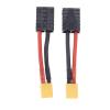 Create idea 2Pcs XT30 Male to Female Connector Adaptor 14AWG with 8cm Cable for RC LiPo Battery Connector view 1