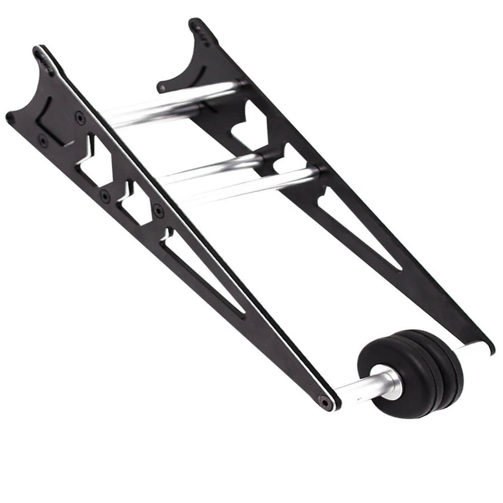 RCMYou Aluminum Tail Wheel Head up Wheel Upgrade Parts for 1/10 Slash 2WD/Rustler Bandit,Alloy Adjustable Wheelie Bar Hop Ups for 1/10 Slash 2WD
